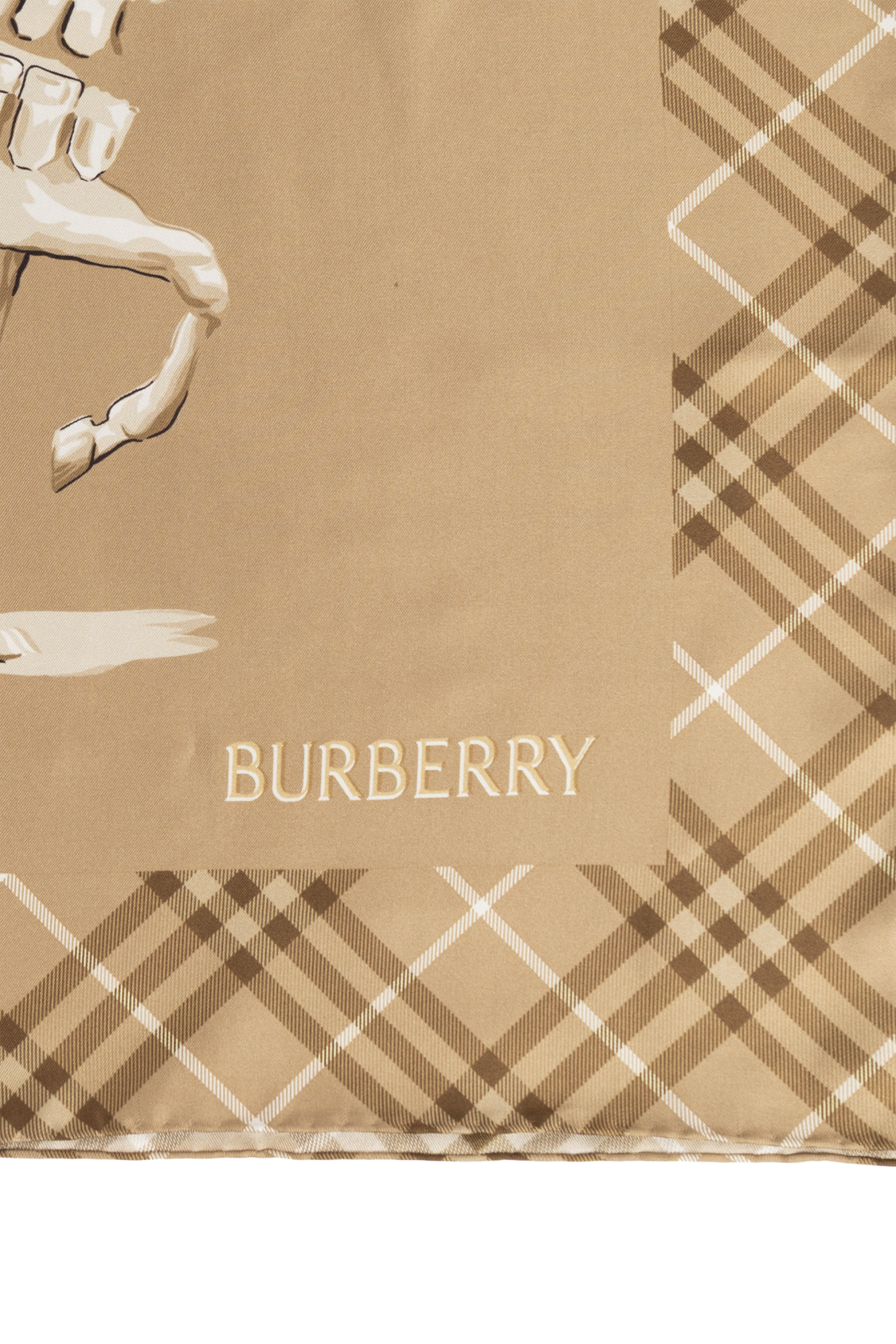 Beige Silk scarf Burberry - Vitkac AS